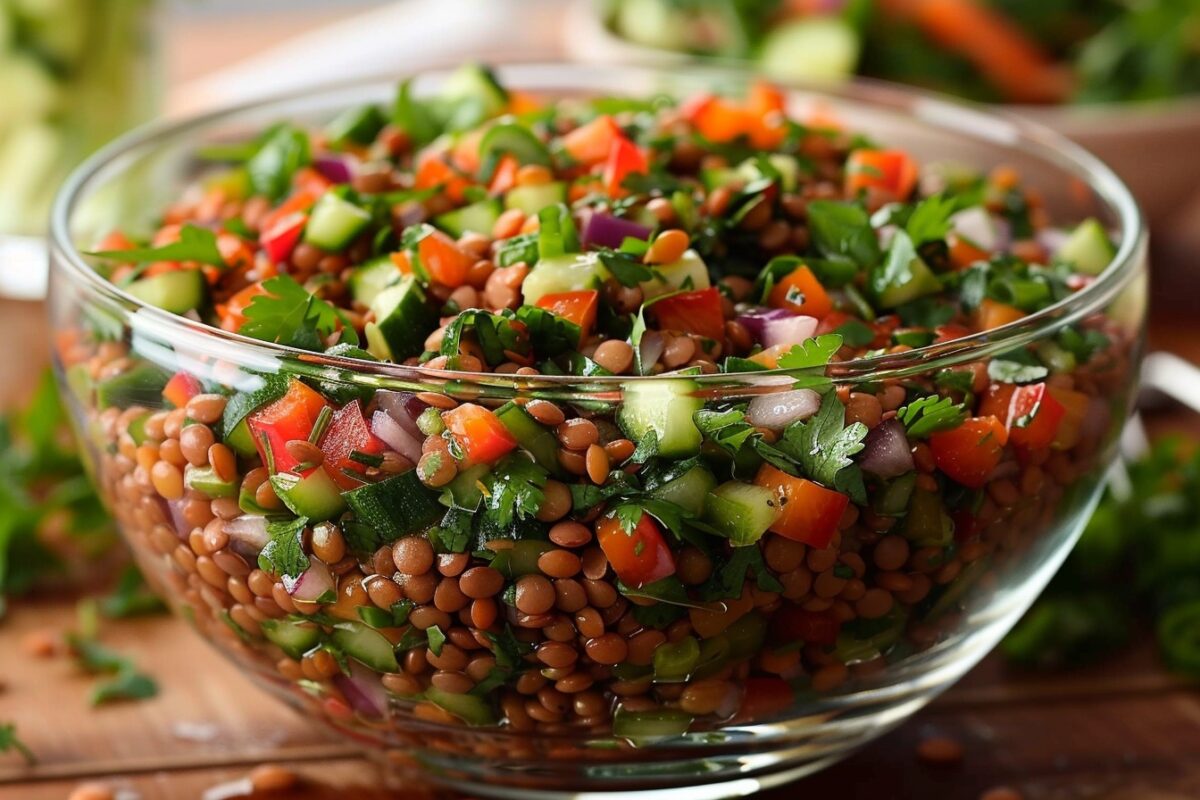 Boostez votre santé avec cette salade de lentilles : vous ne croirez pas son secret !