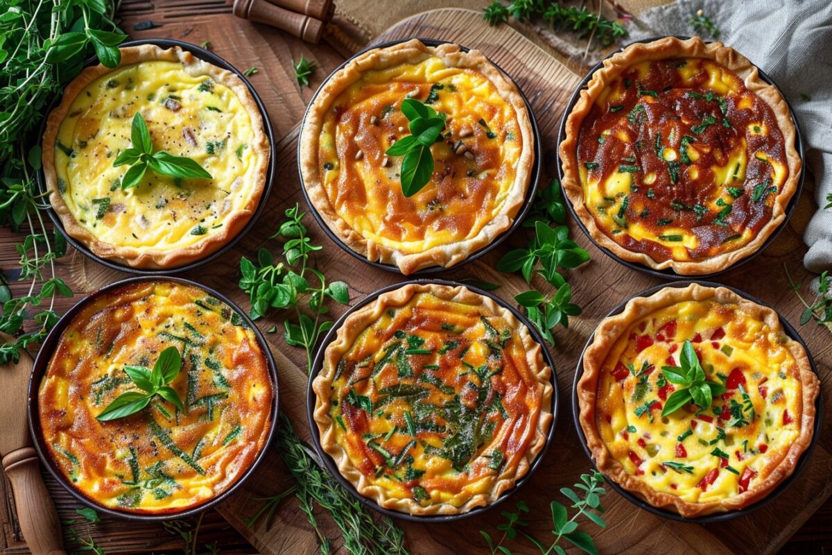 Découvrez ces 6 variantes gourmandes de quiches qui vont révolutionner vos repas