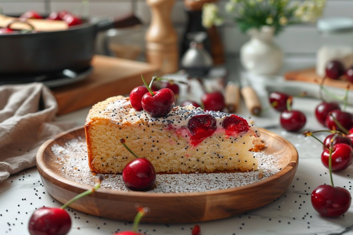 Découvrez comment le gâteau aux cerises et graines de pavot peut révolutionner vos goûters