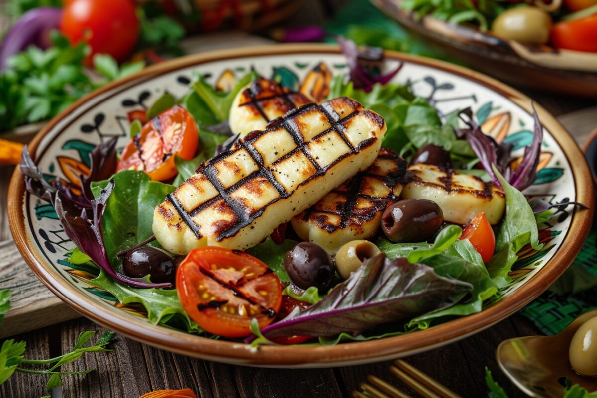 Découvrez comment réinventer votre été avec une salade niçoise à l’halloumi grillé