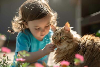 Apprendre à un enfant à prendre soin d’un chat : des conseils essentiels pour renforcer leur complicité