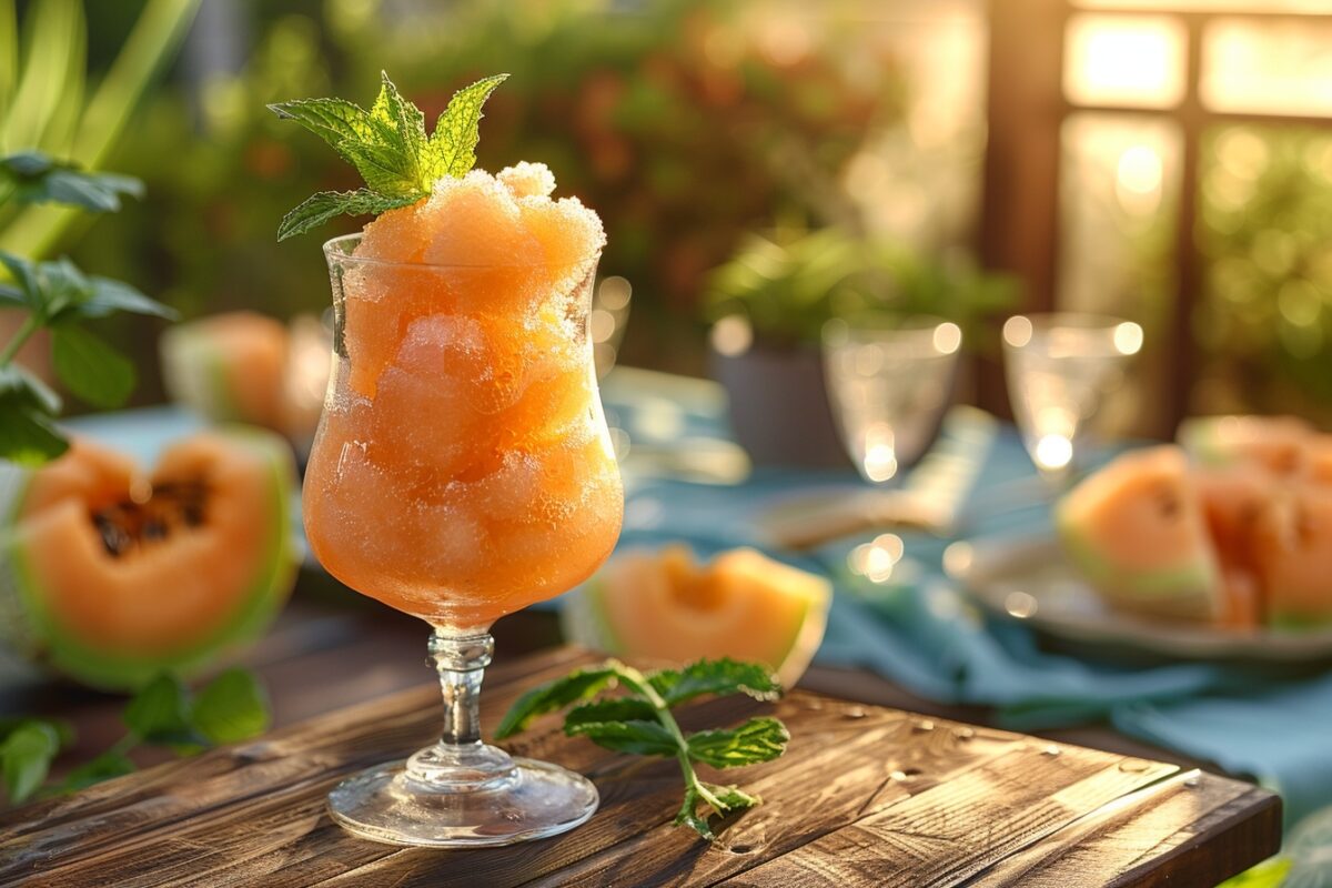 Craquez pour ce granité au melon et porto : un dessert rafraîchissant pour égayer vos soirées d’été