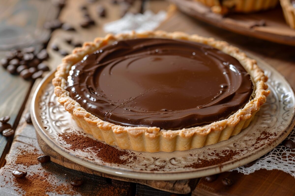 Créez une tarte fondante au chocolat et café qui émerveillera vos papilles et celles de vos invités