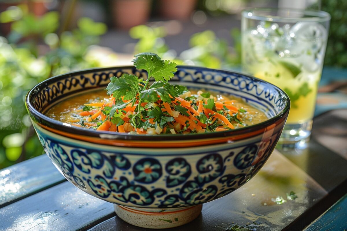 Découvrez comment la soupe fraîche de carottes à la coriandre peut revitaliser vos soirées d’été