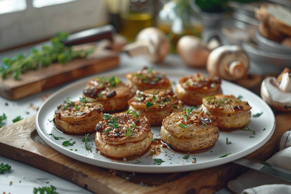 Découvrez comment préparer des muscadins de champignons de Paris et épatez vos convives