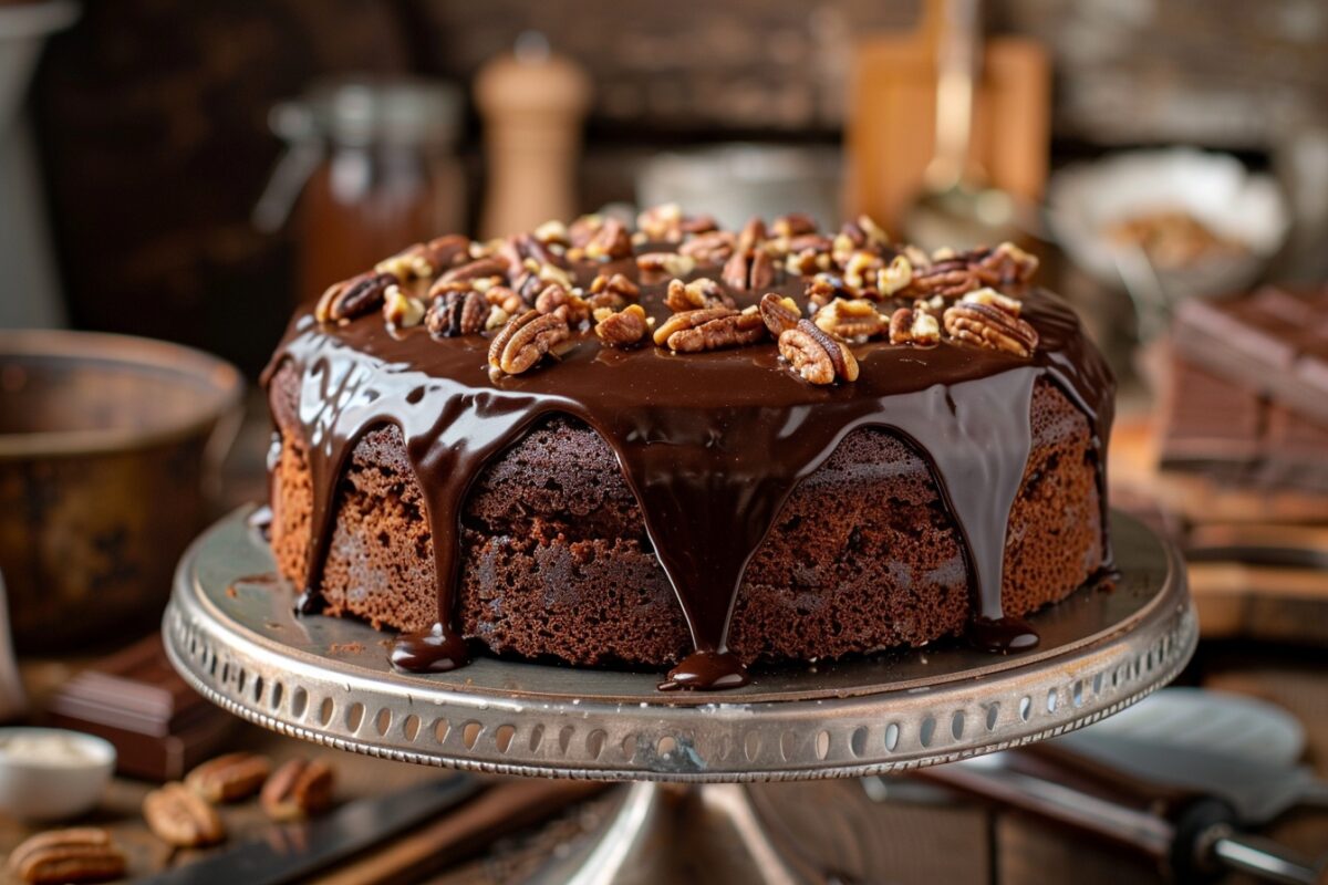 Découvrez comment préparer un irrésistible gâteau aux noix et au chocolat qui ravira vos papilles