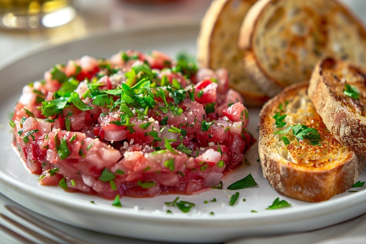 Découvrez comment préparer un tartare de bœuf express qui ravira toute la famille