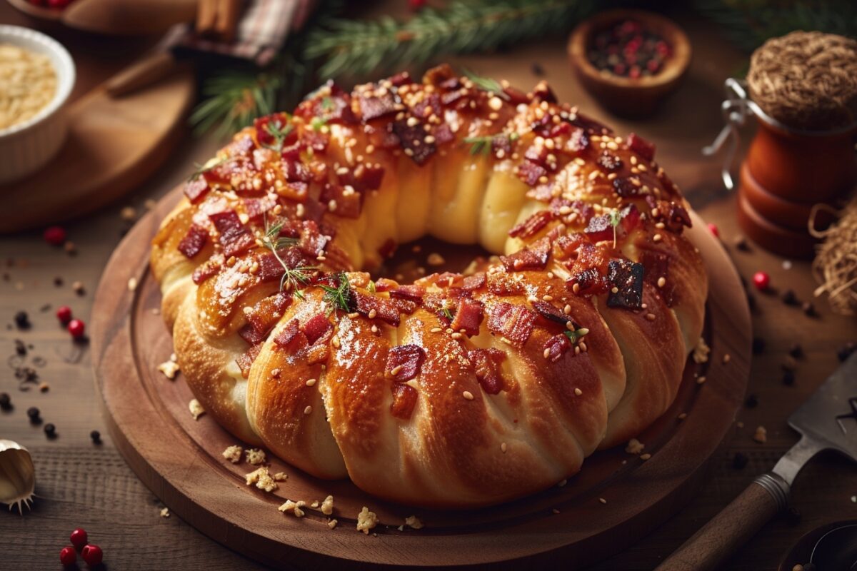 Découvrez comment préparer une savoureuse brioche aux lardons pour égayer vos petits déjeuners et apéritifs