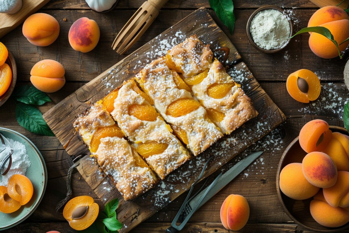 Découvrez comment réaliser des carrés aux abricots savoureux et simples – une recette parfaite pour égayer vos goûters!