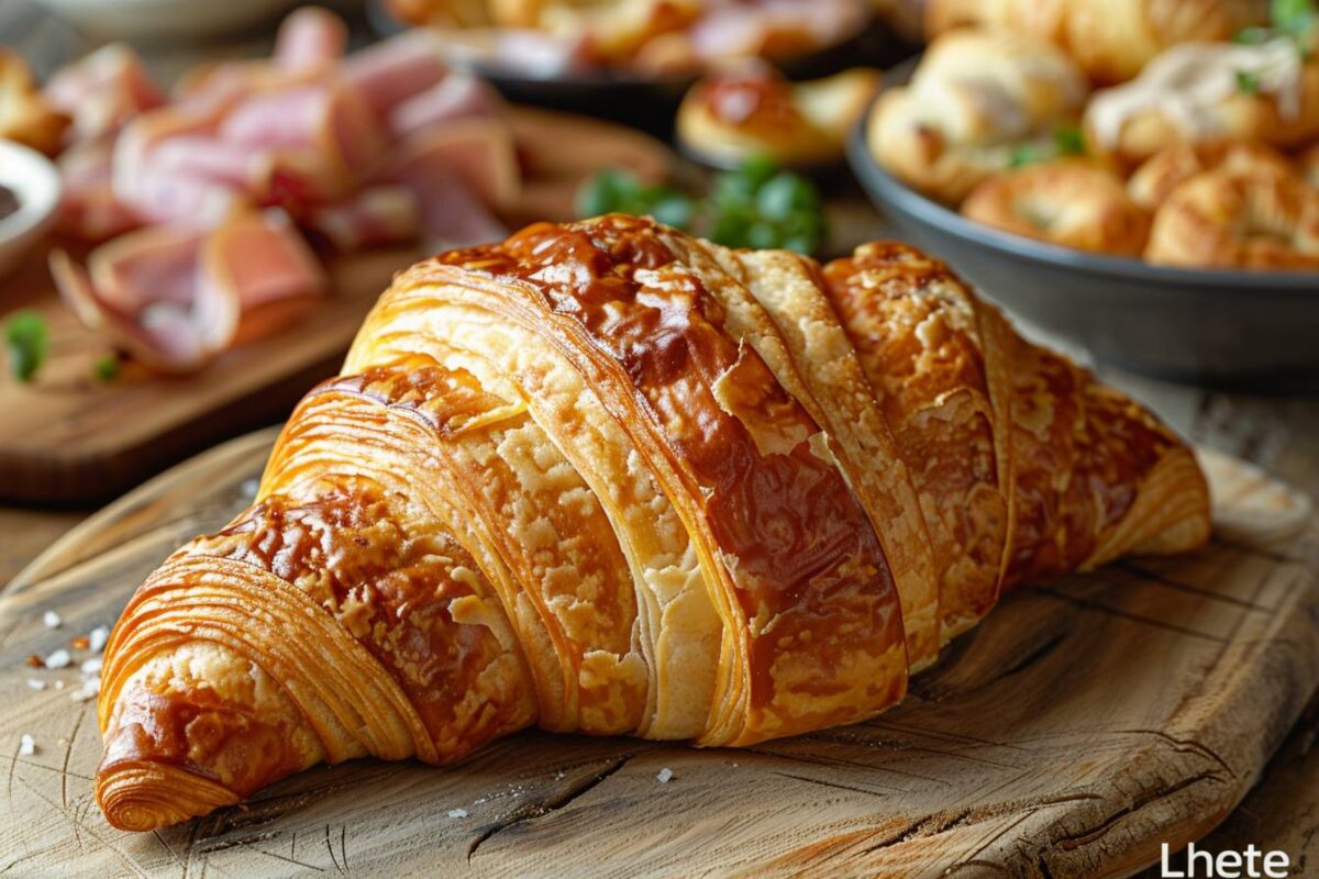 Découvrez comment réaliser des croissants apéritifs au jambon qui raviront vos invités à coup sûr