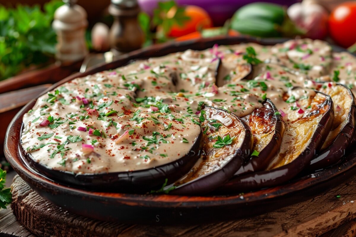 Découvrez comment transformer des aubergines en un délice végétarien crémeux et succulent