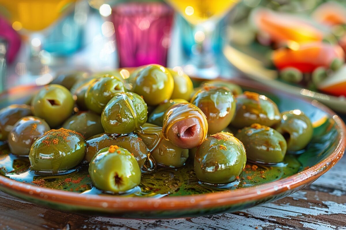 Découvrez comment transformer des olives vertes avec de la cardamome et du miel pour égayer vos apéritifs