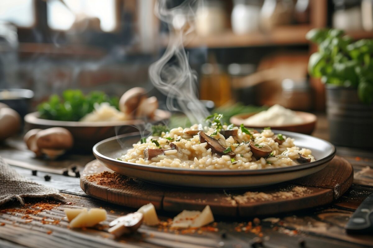 Découvrez l’art du Risotto aux champignons : une recette pleine de saveurs pour ravir vos papilles