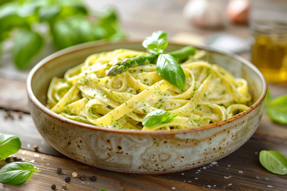 Découvrez la douceur des tagliatelles aux pointes d’asperges : une recette facile qui ravira vos papilles