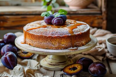 Découvrez la douceur inégalée du gâteau caramélisé aux pruneaux et éveillez vos papilles