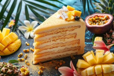 Découvrez la douceur tropicale avec cette recette rafraîchissante de pavé glacé aux fruits de la passion