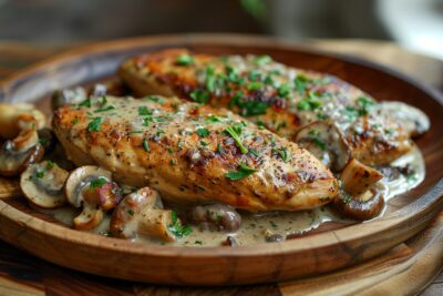 Découvrez la magie du poulet aux girolles et crème, une recette qui ravira vos papilles et égaiera vos repas