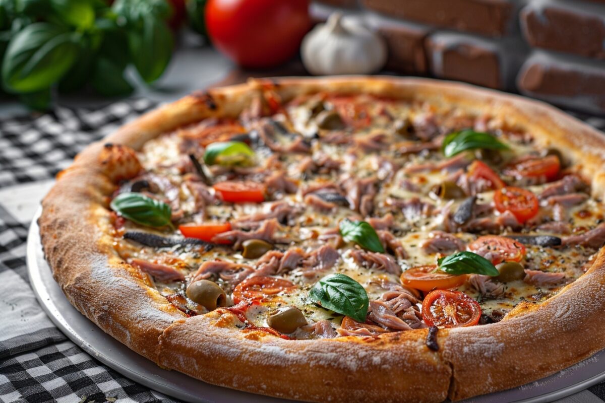 Découvrez la pizza au thon et aux anchois, une alliance audacieuse qui ravira vos papilles