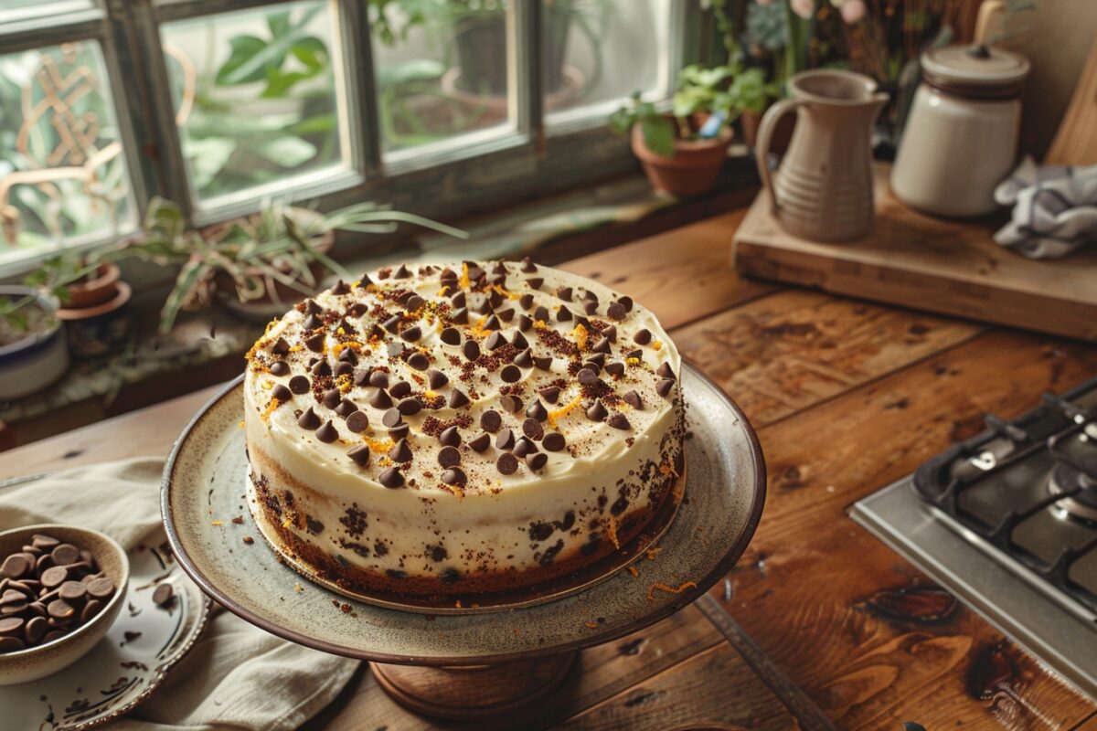 Découvrez la recette alléchante du cake aux pépites de chocolat et écorces d’orange et transformez votre goûter!