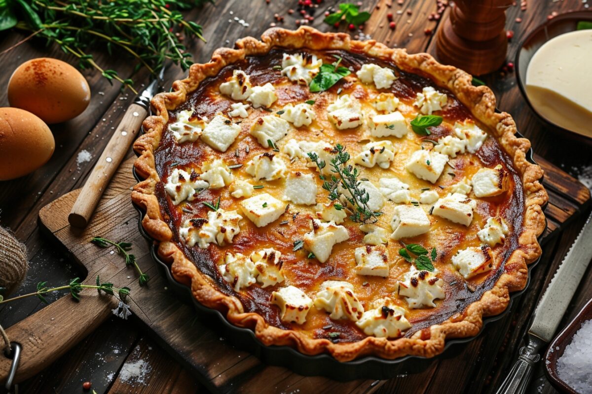 Découvrez la recette unique de la quiche au chèvre et aux orties, une création culinaire simple et économique