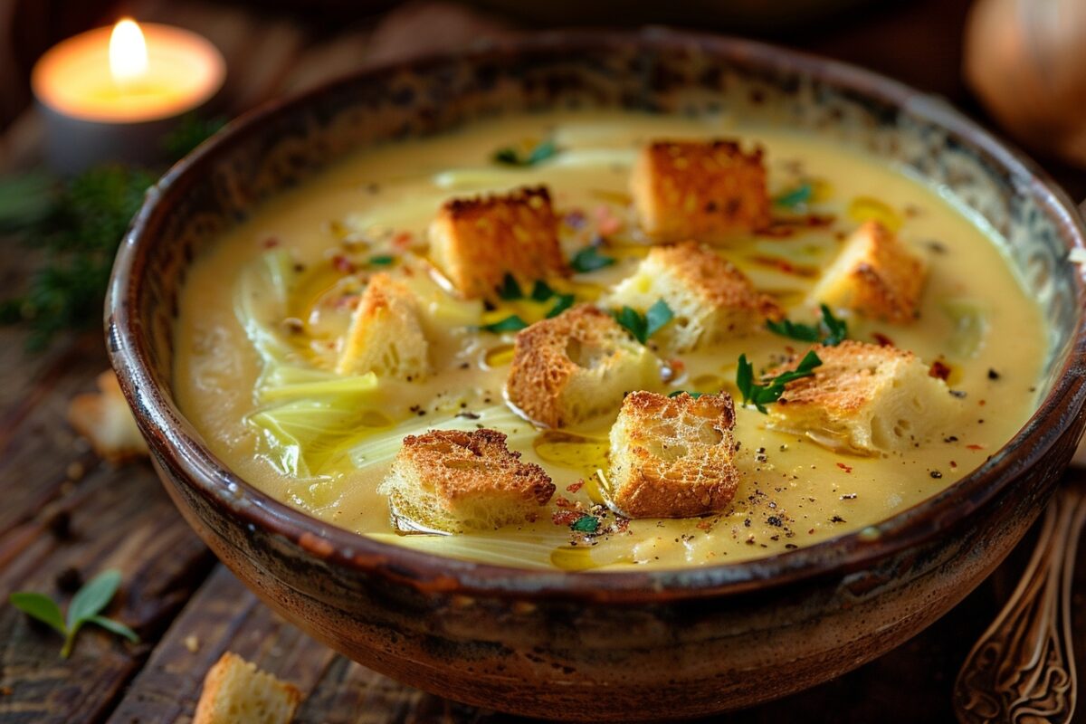 Découvrez la soupe d’endives au curry, une recette facile et économique qui réchauffera vos soirées d’hiver