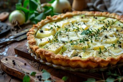 Découvrez la tarte au brie et aux poireaux : une recette qui ravira vos papilles et réchauffera vos soirées