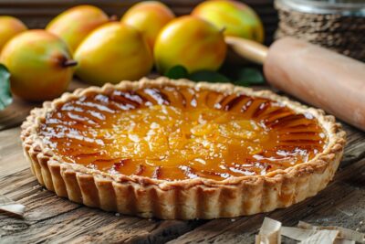 Découvrez la tarte aux coings, une recette simple qui ravira vos papilles et égayera vos fins de repas