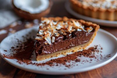 Découvrez la tarte chocolat coco pour ravir vos papilles et surprendre vos convives à chaque bouchée