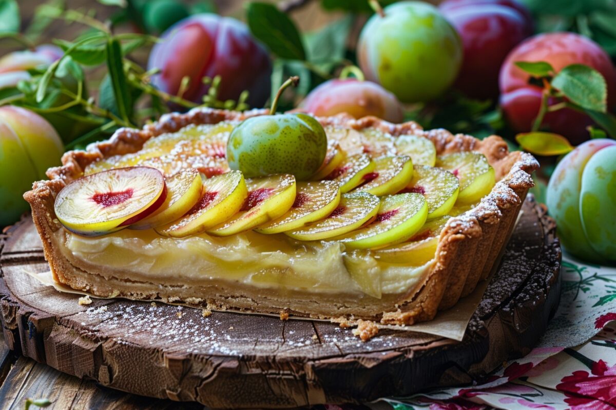 Découvrez la tarte Pierrette aux reines-claudes, une recette simple qui réveillera vos papilles