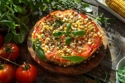 Découvrez la terrine de tomate et maïs, une entrée facile et originale qui ravira vos papilles