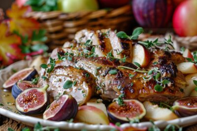 Découvrez le râble de lapin aux figues et aux pommes : une recette qui ravira vos papilles et égaiera vos repas