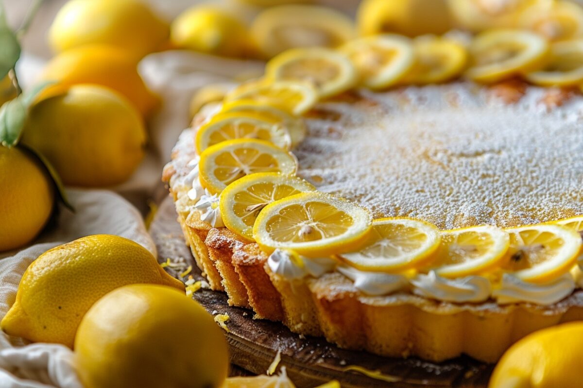 Découvrez le secret d’un dessert irrésistible avec notre recette exquise de gâteau délice de citron