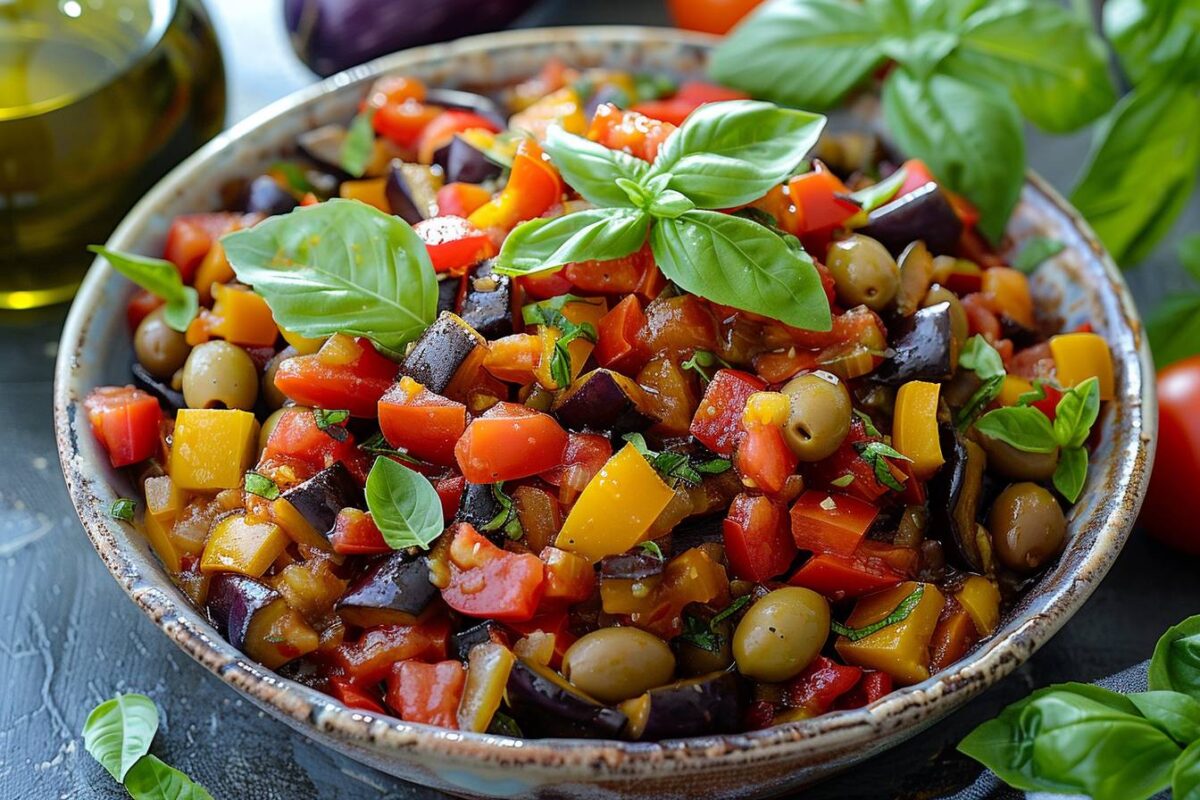 Découvrez les secrets de la caponata, ce plat sicilien qui ravira vos papilles et émerveillera votre table