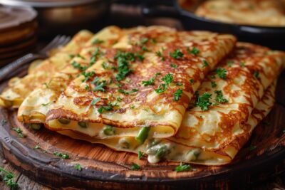 Les crêpes gratinées aux asperges nappées de sauce Mornay : une recette qui ravira vos papilles et éveillera vos sens