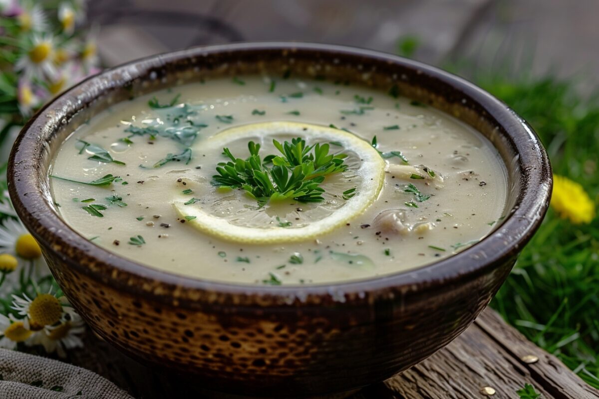 Redécouvrez les saveurs de la campagne avec cette crème de persil aux grenouilles, un délice inattendu