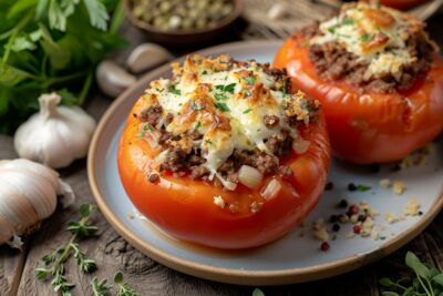 Redécouvrez les tomates farcies : une touche de roquefort pour un plat simple et savoureux