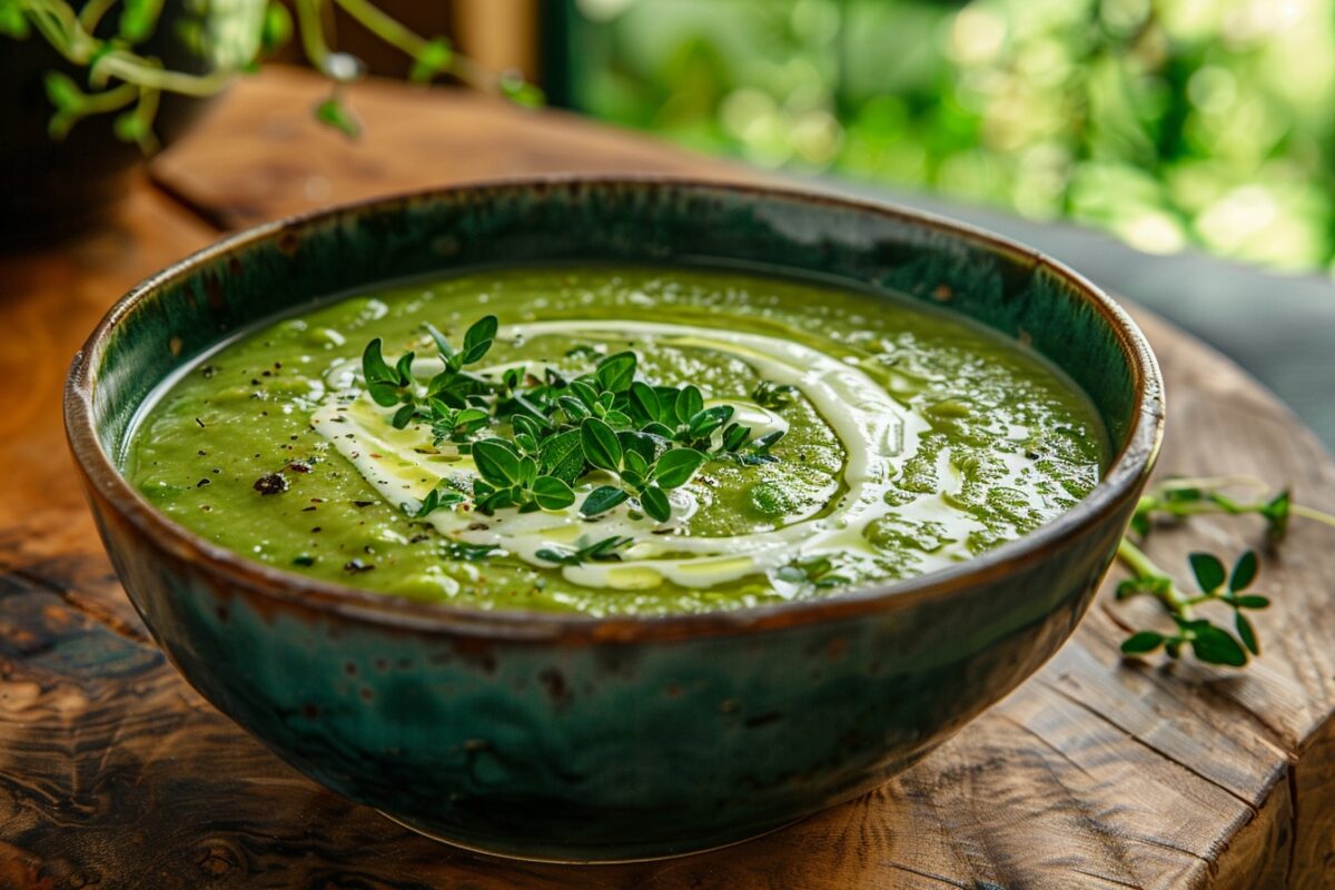 Transformez votre soirée avec un potage de haricots verts rapide, une recette simple et savoureuse qui ravira vos papilles